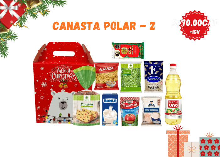 Canasta Navideña Polar 2