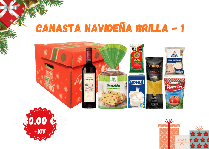 Canasta Navideña Brilla