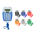 Calculadora Colgante de Bolsillo – Plástica, Compacta y Práctica