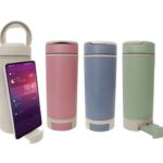 Jarro Ecológico de Fibra de Trigo 350 ml – Con Asa y Porta Celular