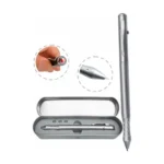 Lapicero Láser Metálico 3 Funciones | Puntero Rojo + Tinta Azul y Negro | Estuche Premium