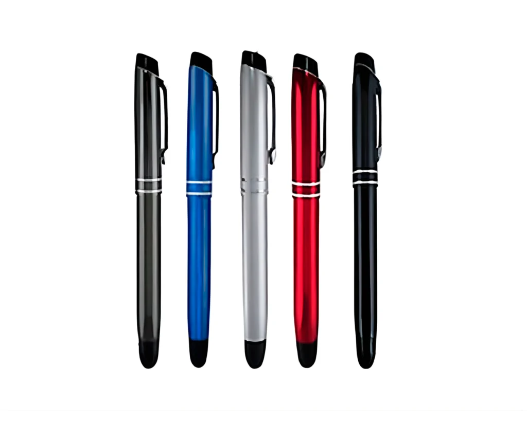 Lapicero Metálico Slim | Tinta Líquida Negra