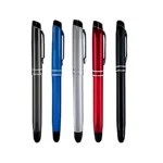 Lapicero Metálico Slim | Tinta Líquida Negra