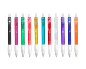 Lapicero Plástico Publicitario – Colores Variados (Por unidad)