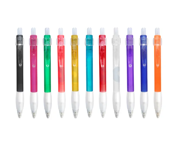 Lapicero Plástico Publicitario – Colores Variados (Por unidad)