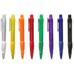 Lapicero Plástico Retráctil Traslúcido – Tinta Azul