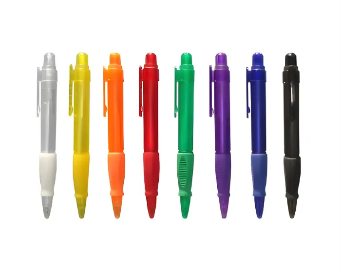 Lapicero Plástico Retráctil Traslúcido – Tinta Azul