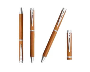 Lapicero de Madera Giratorio | Tinta Negra