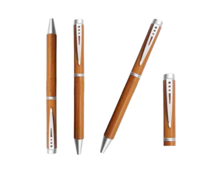 Lapicero de Madera Giratorio | Tinta Negra