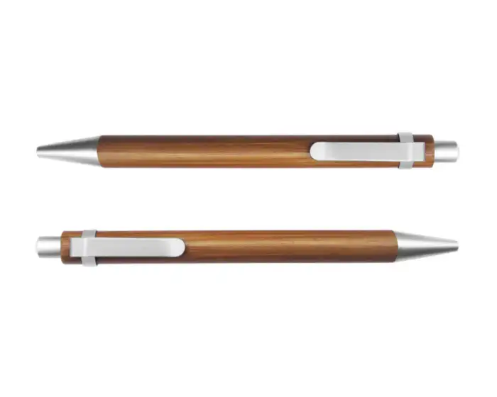 Lapicero de Madera Retráctil | Tinta Negra