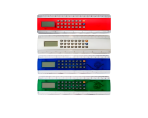 Regla Calculadora 20 cm – Práctica y Funcional para Oficina y Escuela